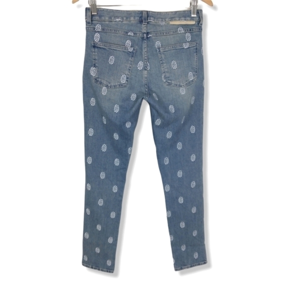 Stella McCartney Boho Embroidered Premium Jeans Size 24 - Picture 4 of 10